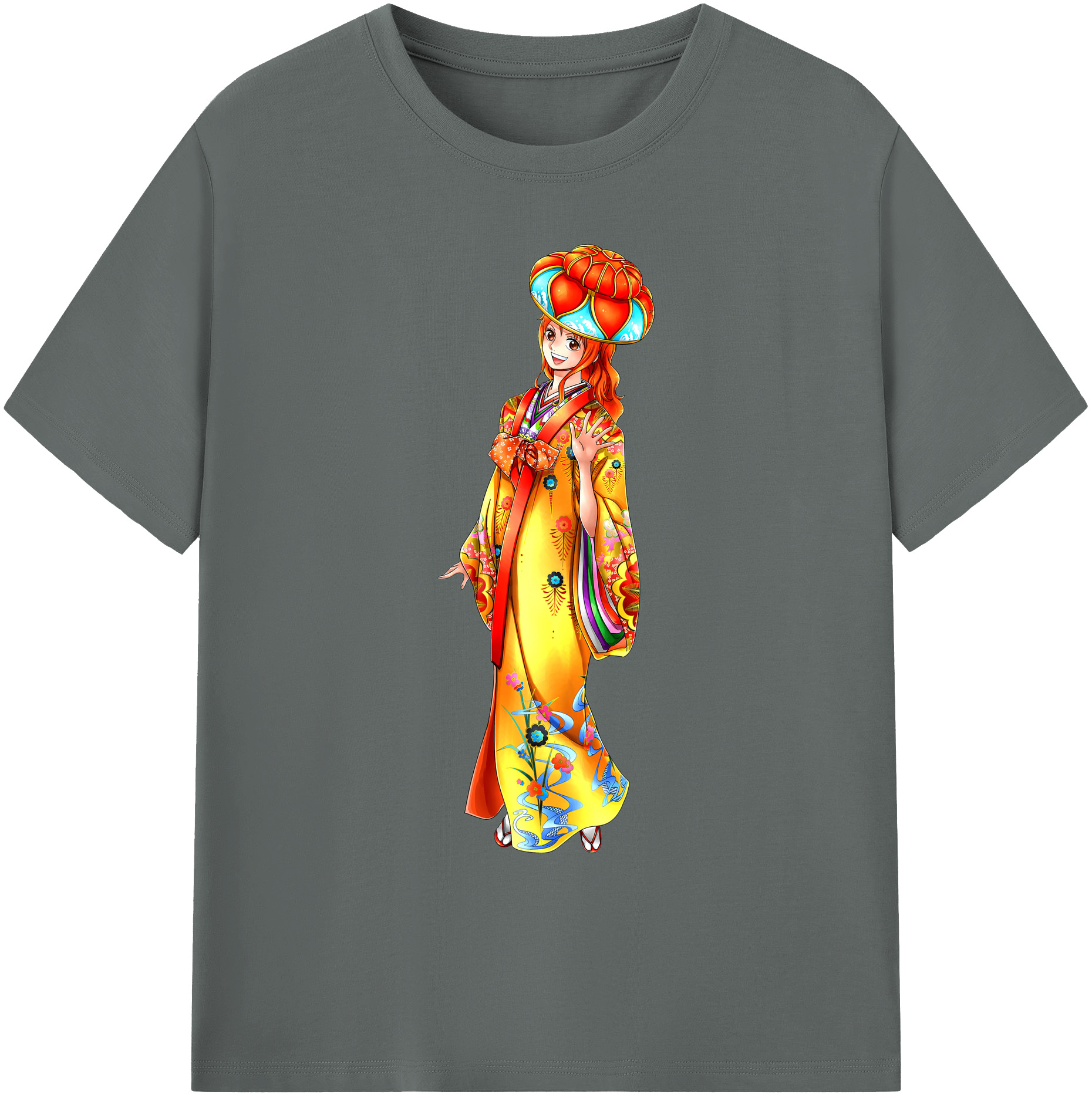 ワンピース ナミ ONE PIECE Nami 綿100％ メンズ半袖Tシャツ｜肌触りやわらか＆通気性